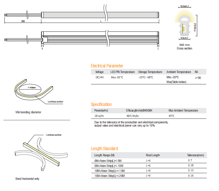 Led Strip Recessed Neon RECE 0817 SV