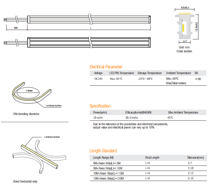 Led Strip Recessed Neon RECE 0612 SV